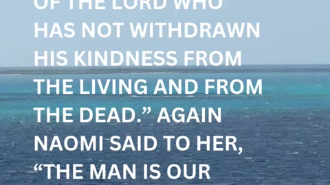 Daily Inspirations from God Ruth 2:20 | Devotion