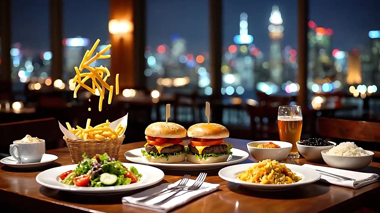 A delicious hamburger is always good to eat