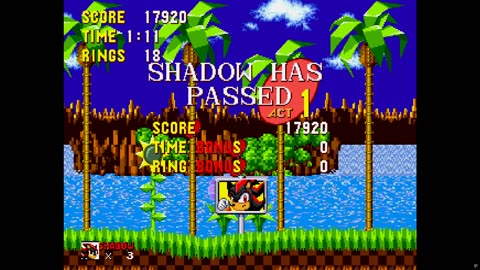 shadow the hedgehog in sonic 1