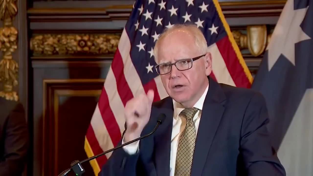 Tim Walz Pivots To Attacking White Men When Asked If Somalis Will Be Held Accountable For Fraud
