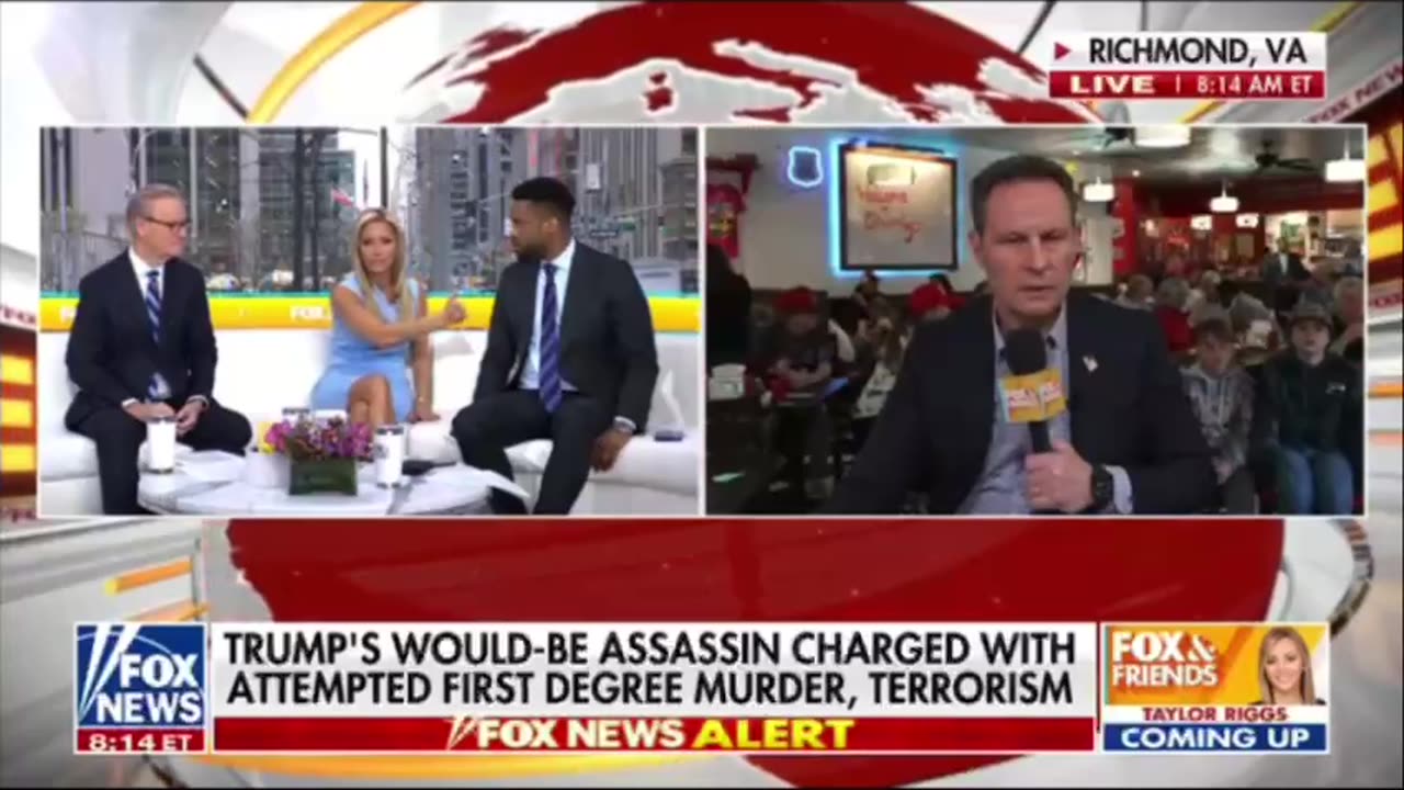 President Trump‘s would be assassin charged with attempted first-degree murder, terrorism