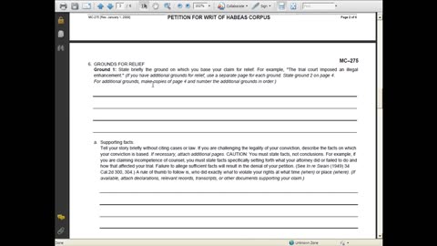 What is a writ of habeas corpus
