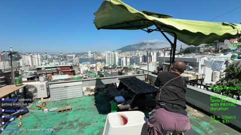 Rooftop BBQ Busan Korea