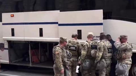5000 TROOPS ARRIVE IN TEXAS AS GOVENOR GREG ABBOTT SAYS HE WON'T TOLERATE RIOTS AND UNLAWFULLNESS