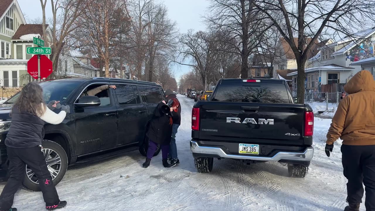 Anti- ICE Protestor Gets Pepper-Sprayed