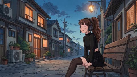 Lofi Hip Hop Beats Old Town, Japanese Town Vibes 🌸