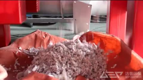 Double-Shaft Shredder EFFORTLESSLY Processes Fiber Mask Sheets!