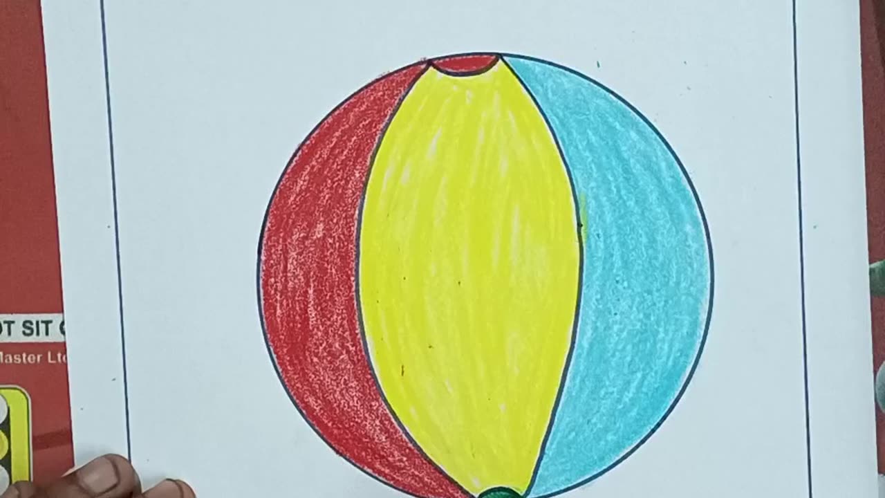 How To Draw A Ball !! |#shorts |# drawing |#ytshots |#youtubeshorts |#rumbleshorts