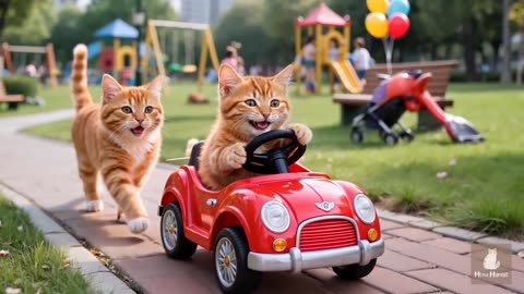Ginger Kitten and Mother Cat Rescue an Abandoned Kitten During the Cabbage Harvest 🥬🐱❤️