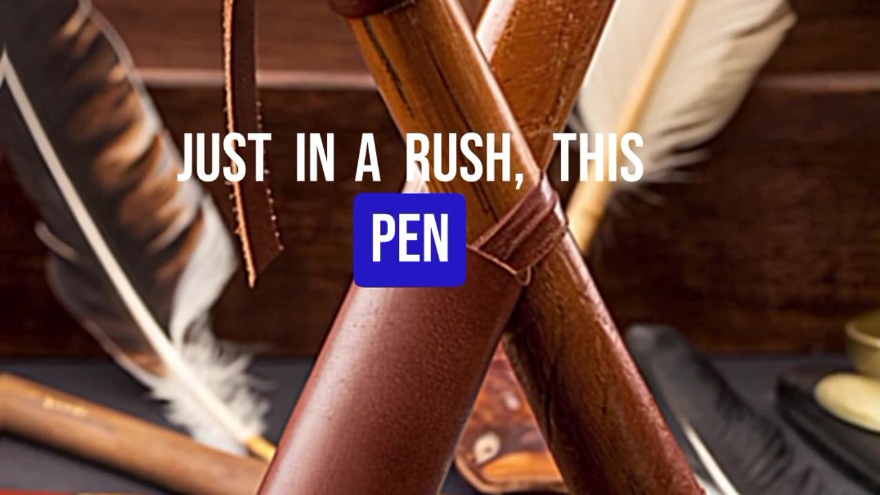 Do you know what the world's first pen was like?