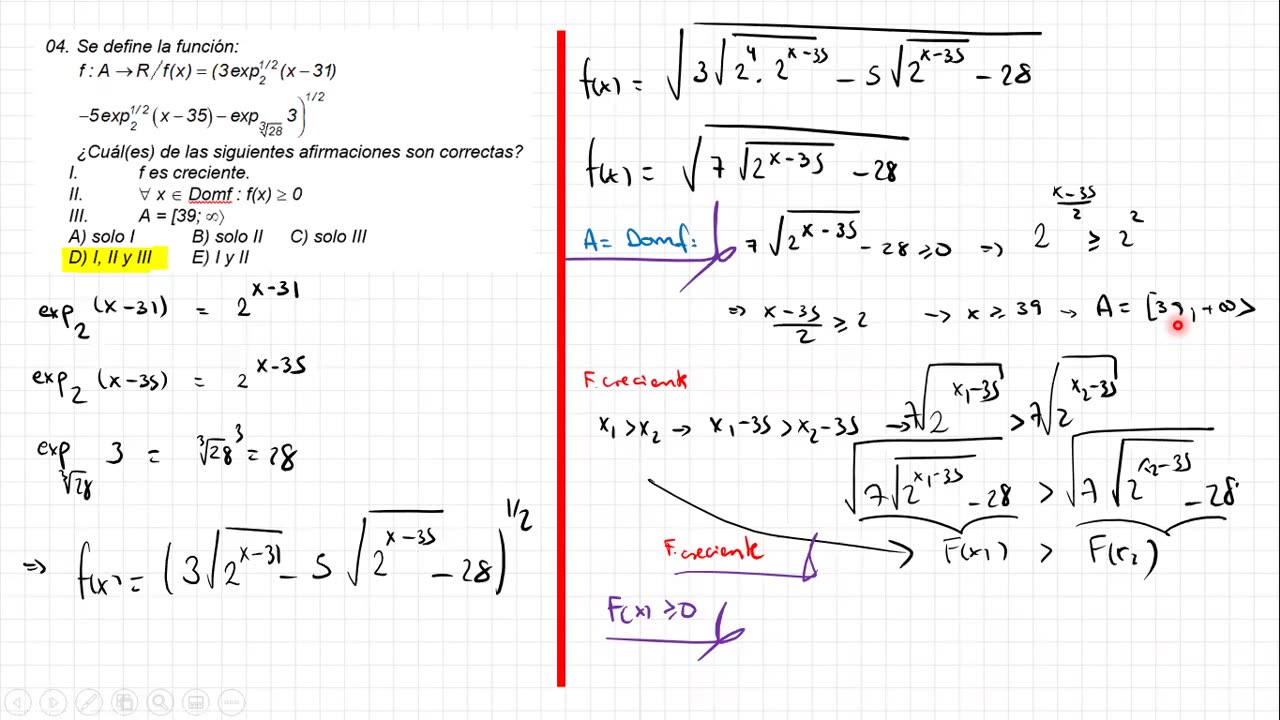 ASEUNI PARALELO | Semana 12 | Álgebra
