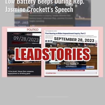 Fact Check: Video Does NOT Authentically Show Smoke Detector Beeps During Rep. Crockett's Speech
