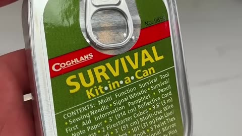 The smallest survival kit ever…