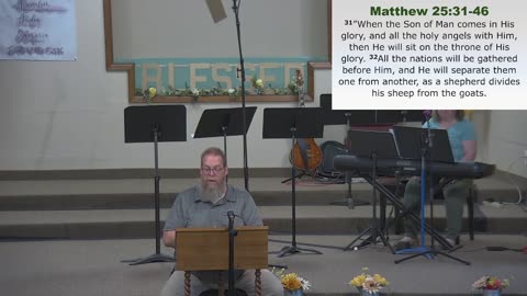 Sunday Sermon at Moose Creek Baptist Church 8/10/2025