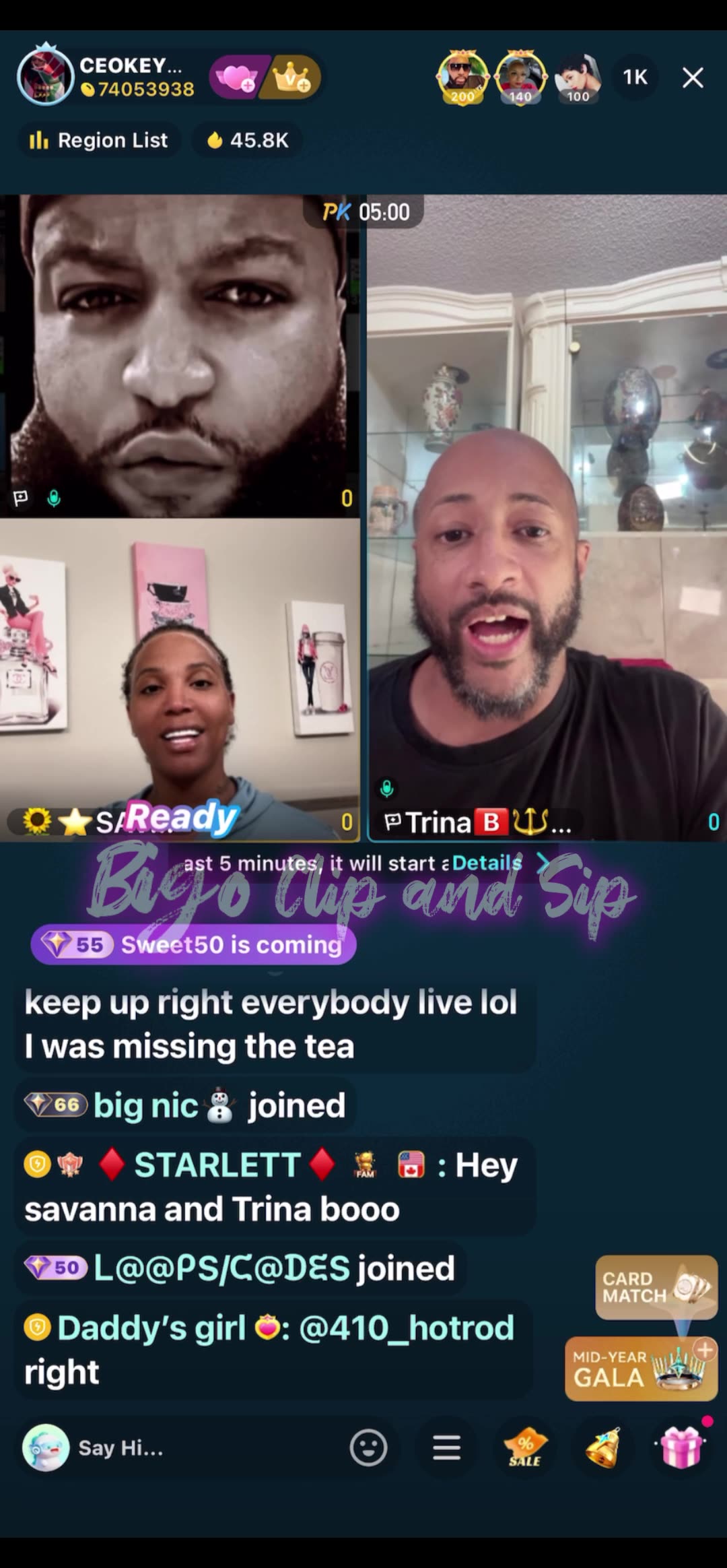 Keyz talks to TrinaB n Savanna about ChinaRed involved in shooting/crash 7/25/25 #bigoclipandsip