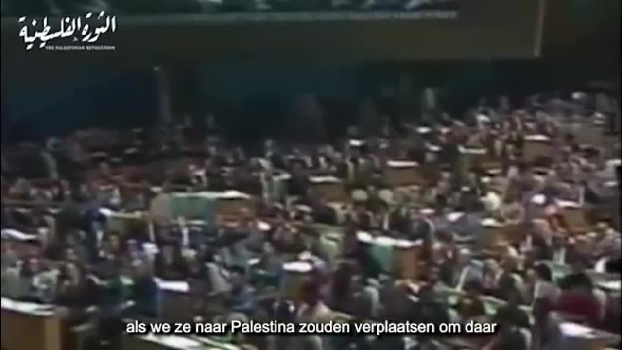 Yasser Arafat UN Speech (Dutch/NL Subs)