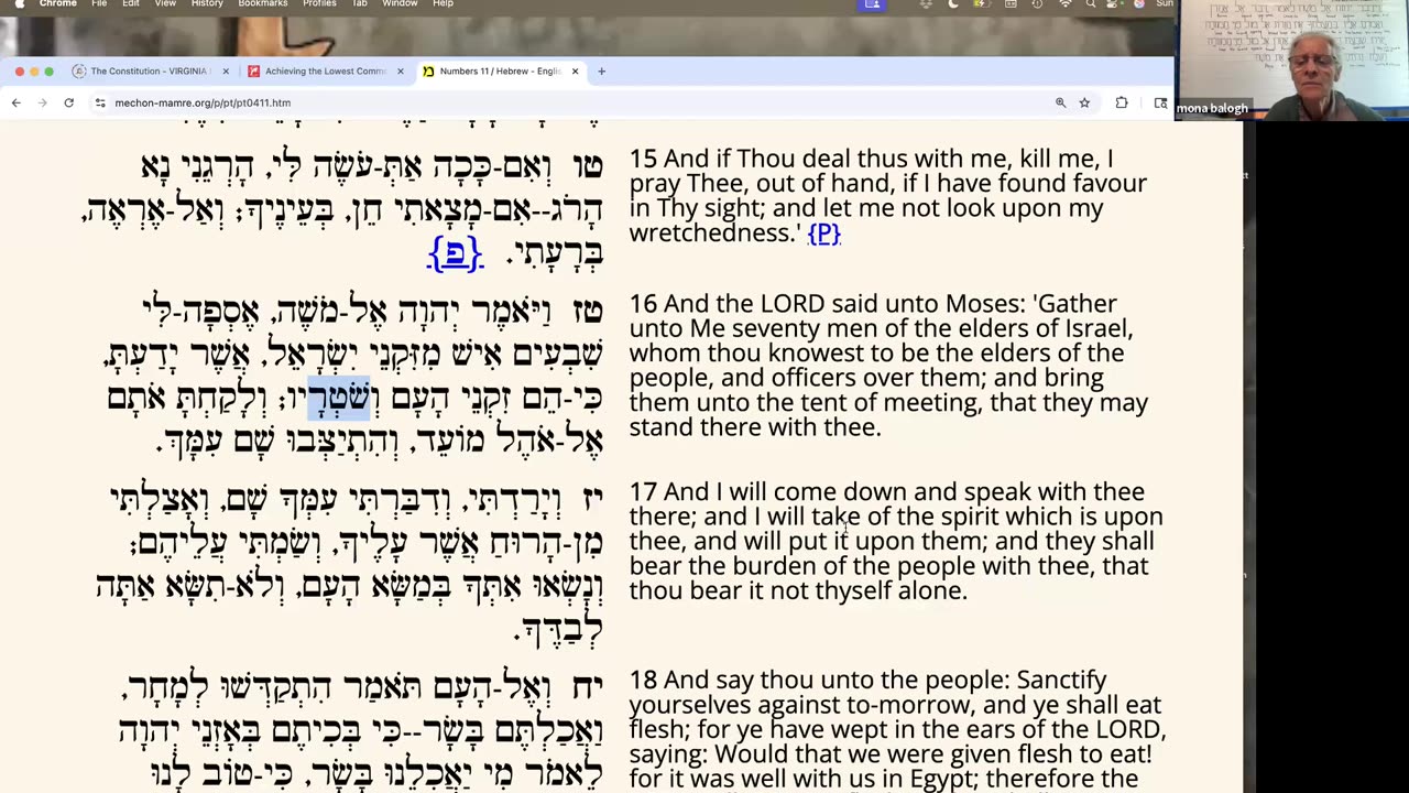 Parasha B'ha'ahloth'cha: Numbers 8:1-12:16
