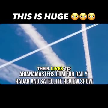 DEEP STATE WATCH 👁️ HHS Investigating Chemtrails & Weather Modification