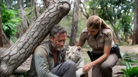 Nice White Baby Tiger