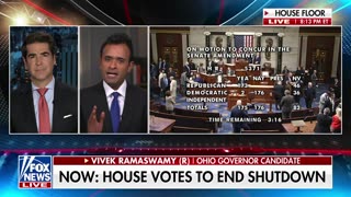 Vivek Ramaswamy says Chuck Schumer has a “dilemma”…