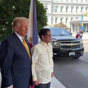 President DonaldTrump welcomes the President of the Republic of the Philippines to the White House