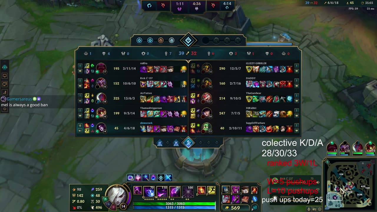 league of legend no comment