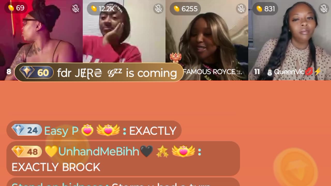 Empress bomb ass show start, TeeTee show up and vibes get WEIRD Pay..attention