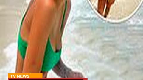 Frankie Bridge Shows Off Her Peachy Bottom in a Ti
