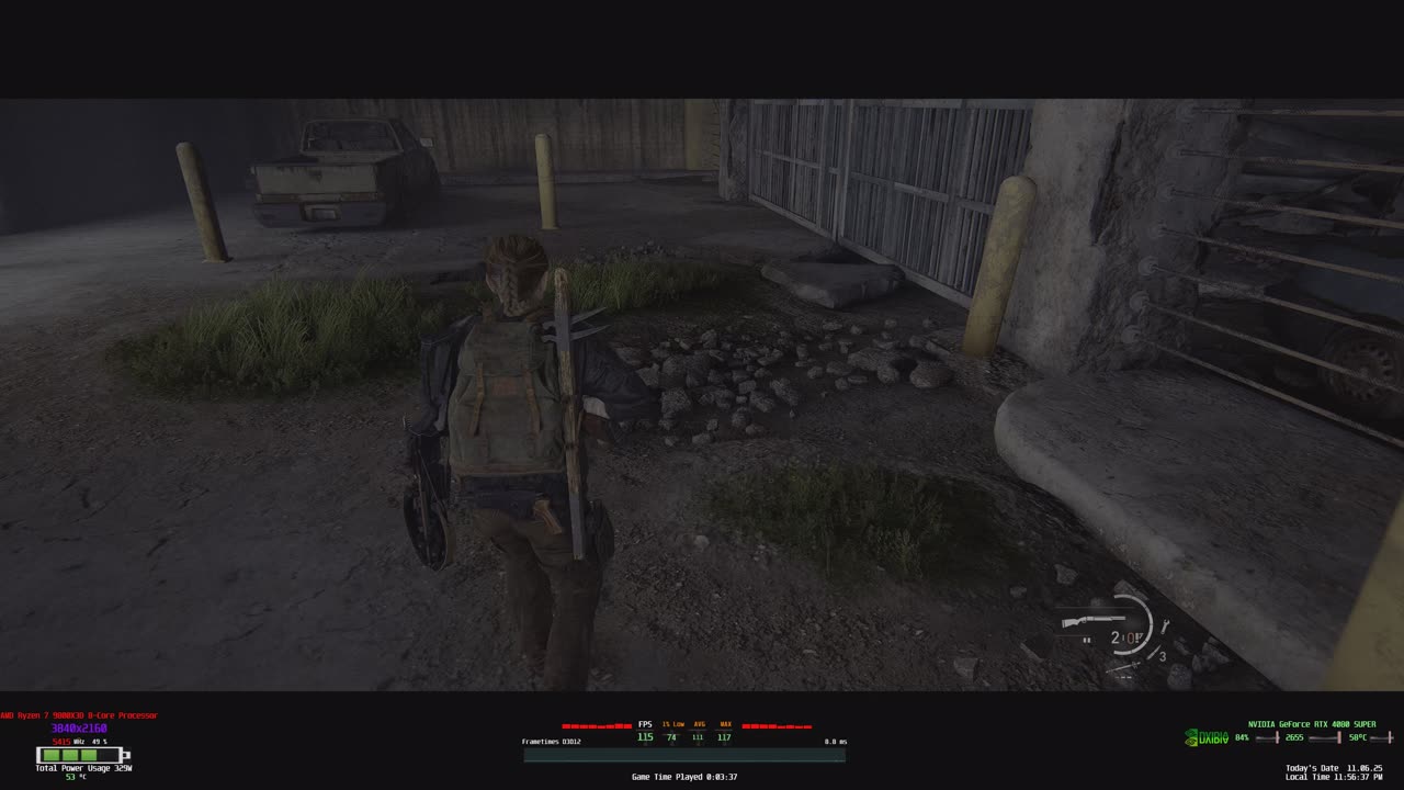 The Last of Us™ Part II Remastered RTX 4080 Super AMD 9800X3D