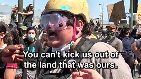 LA Protester believes the US belongs to Mexico “This is our city and this was Mexico”