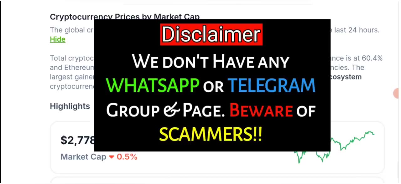 BITCOIN WARNING 😱 Latest Crypto Market Analysis & News Updates Today 📊