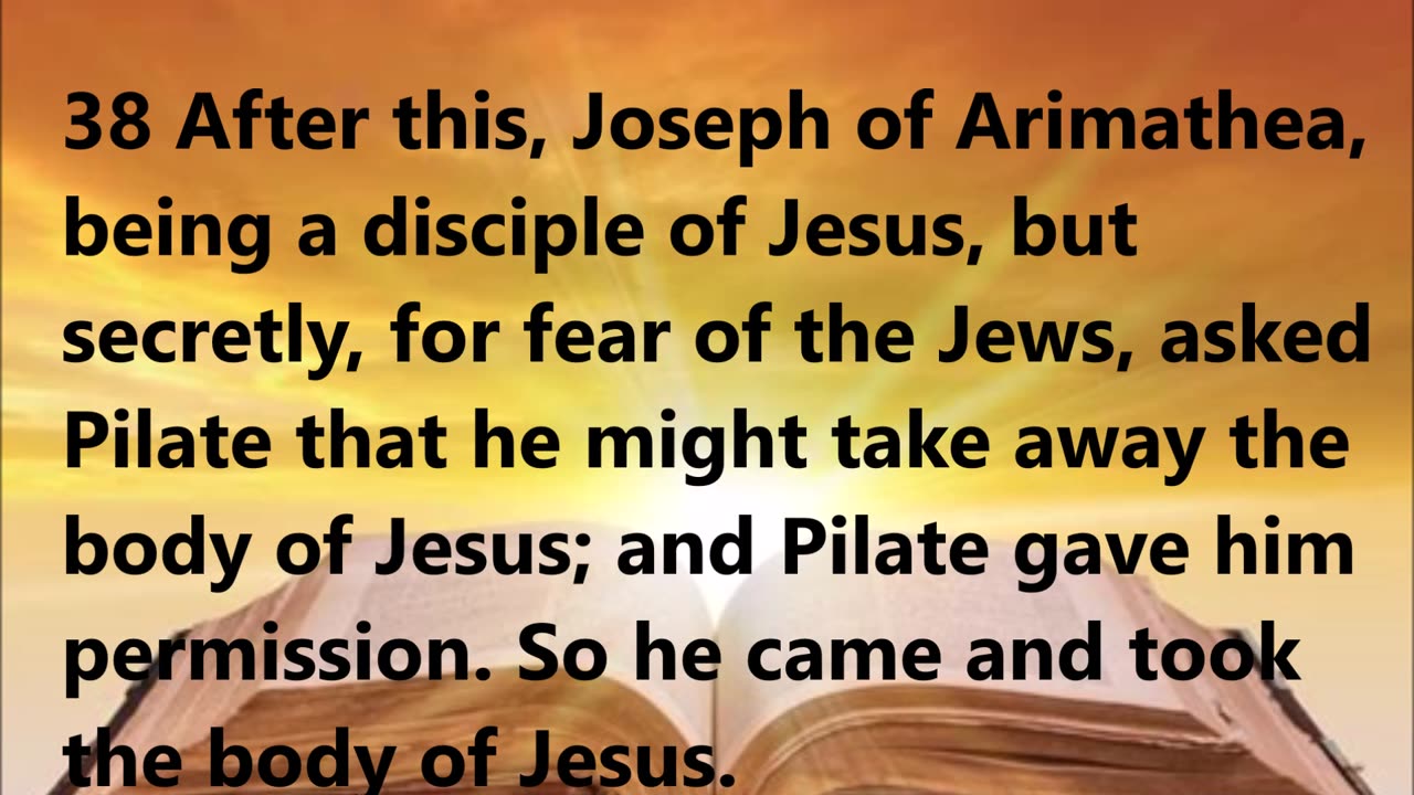 Jesus Buried in Joseph’s Tomb