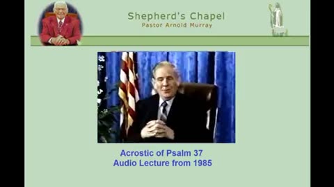 Pastor Arnold Murray - Acrostics of Psalm 37 (1985) Retro