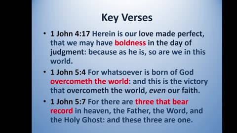 Bible Teaching: 1John 5 Closing