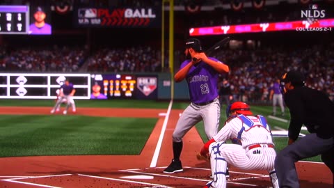 MLB The Show: Colorado Rockies vs Philadelphia Phillies (S12 NLDS G4)