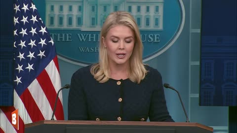 LIVE: Trump Press Secretary Karoline Leavitt Holds Press Conference at White House...