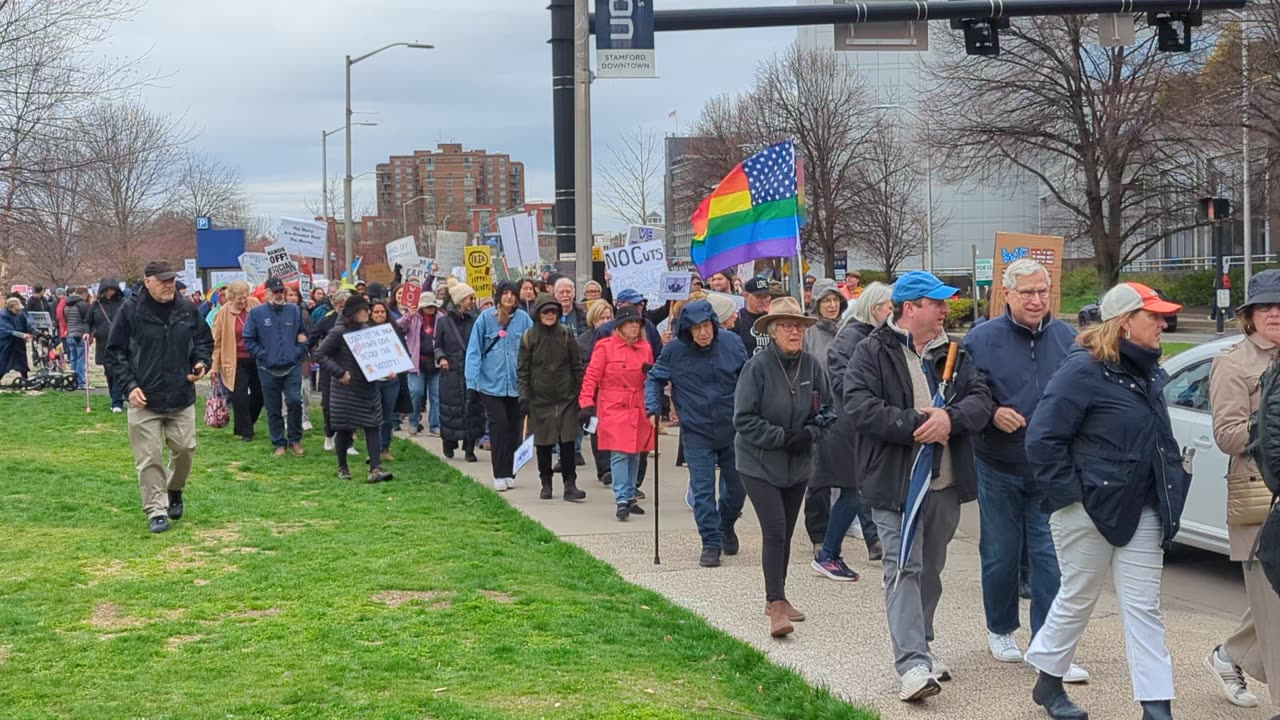 Stamford "Hands Off" Protest, Part 1