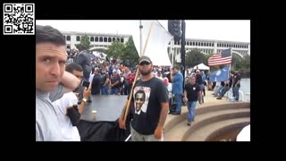 Alex Jones Stooges Assaulting people at Trump Rally in 2015