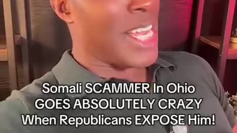 Somali SCAMMER In Ohio GOES ABSOLUTELY CRAZY When Republicans EXPOSE Him!