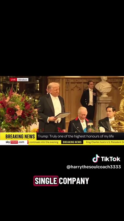 Decode of Trumps Royal Dinner Speech in UK