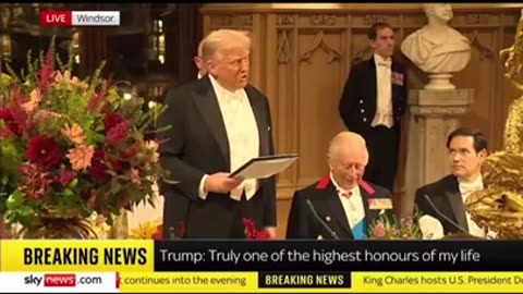 Decode of Trump's Royal Dinner Speech in UK