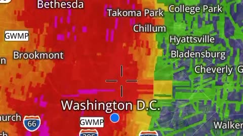 Massive storm coming in over what used to be Washington DC with UFO flying over