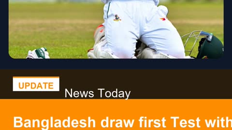 Bangladesh draw first Test with Sri Lanka after rain hampers play