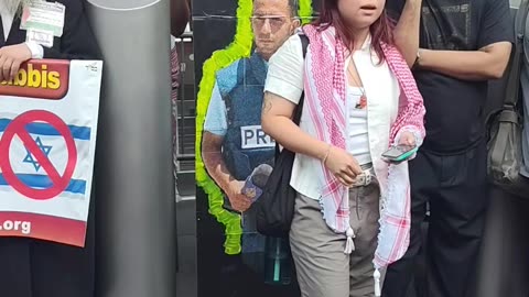 Outside The New York Times: "ALL EYES ON GAZA"