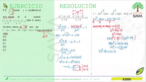 SAVIA REGULAR 2025 | Semana 06 | Álgebra