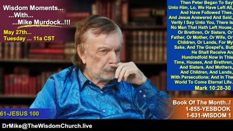 Re-Air: Wisdom Moments With Mike Murdock..!!!