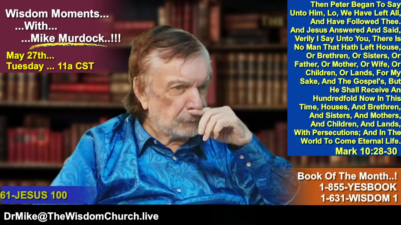 Re-Air: Wisdom Moments With Mike Murdock..!!!