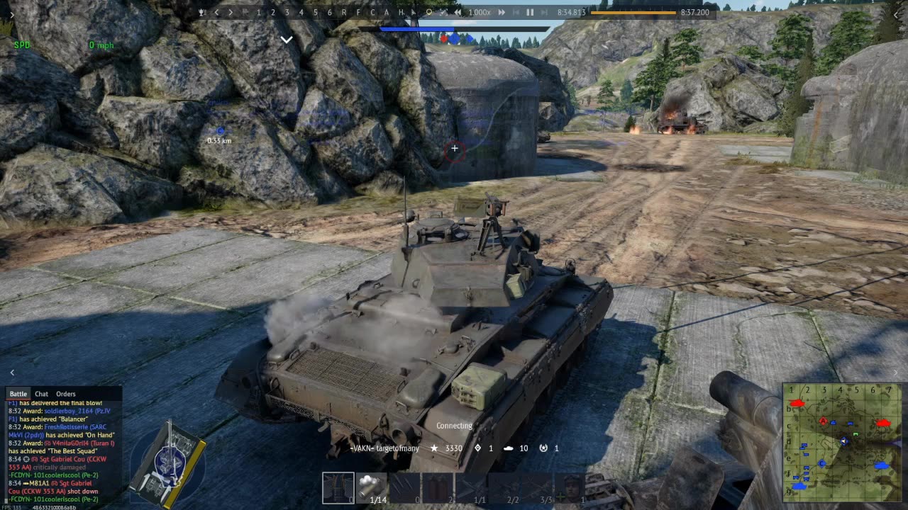 m24 japan (war thunder arcade replay)