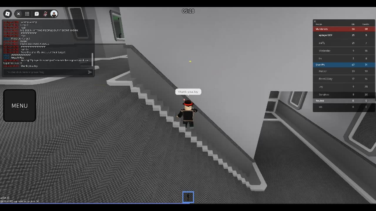 roblox murderers vs sheriffs