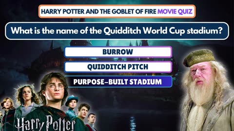Harry Potter Movie Quiz | Goblet of Fire True Fans Quiz Edition | Fun MCQ Test
